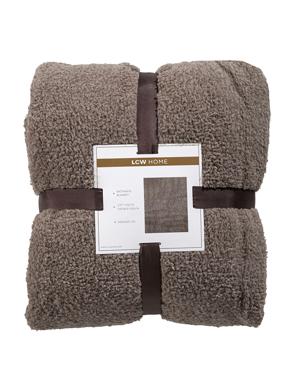 Двуспальный Плюшевый Плед 200x220 см-3