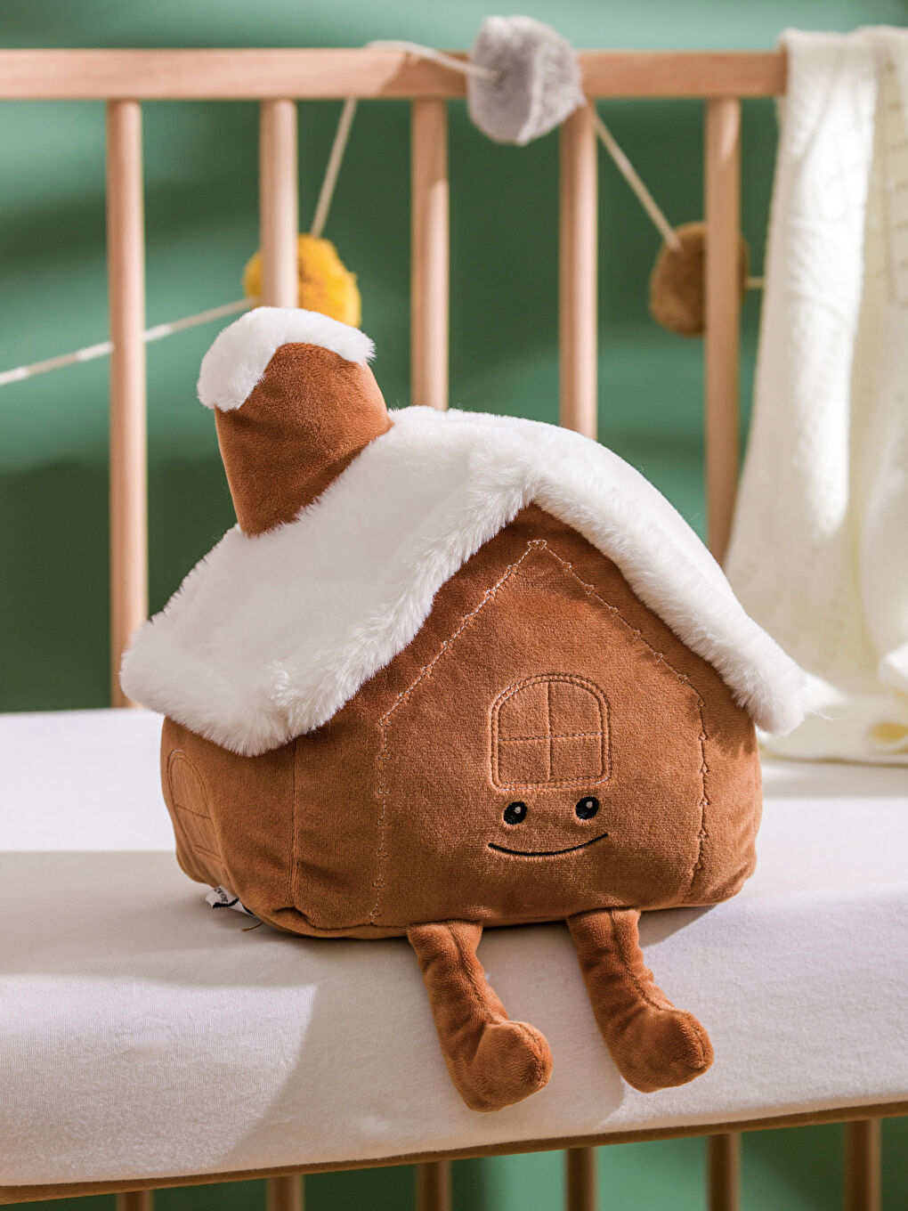 House Figured Plush Baby Cushion 20 cm