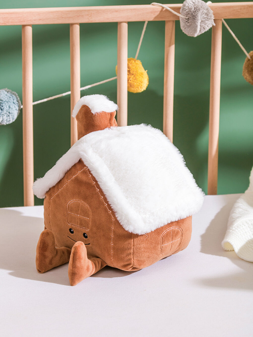 House Figured Plush Baby Cushion 20 cm-1