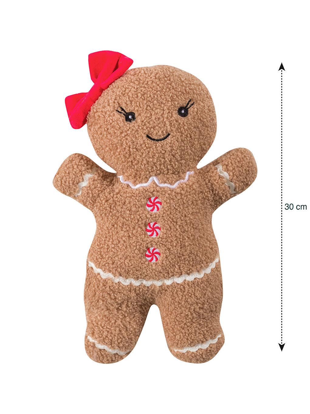 Фигурная подушка для малышей Cookie Man 30 см-3