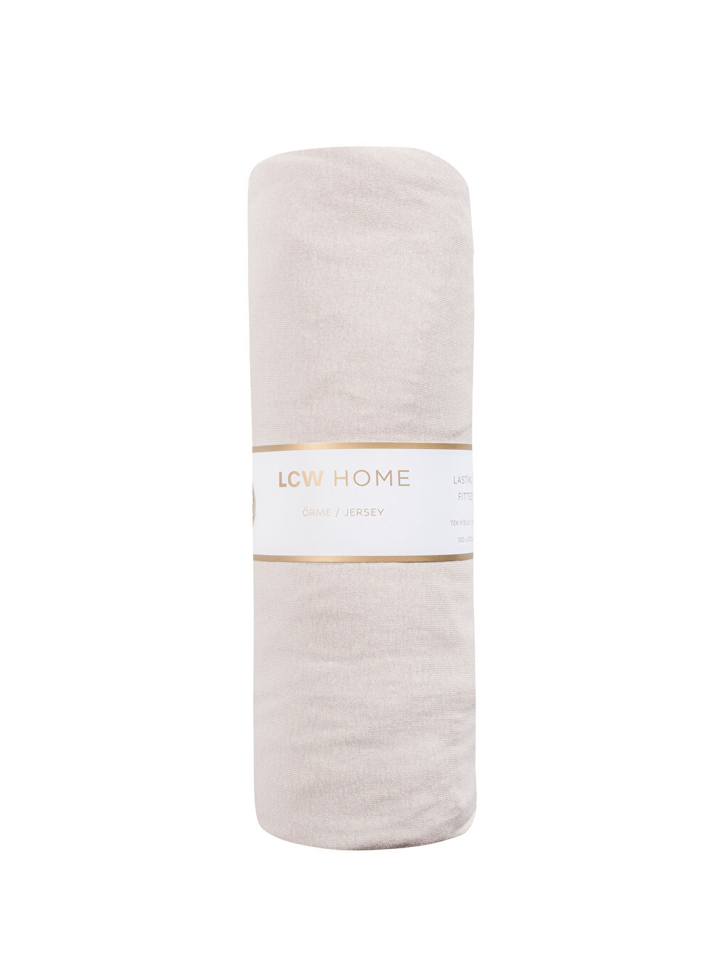LCW HOME Plain Single Fitted Bed Sheet -W58418Z8-D2Y