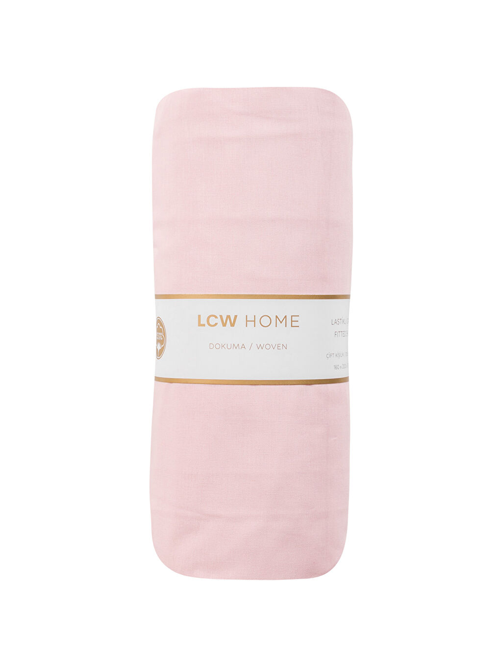LCW HOME دوو پەڕەی فیت بووەی پۆپلینی کۆتۆن -W58420Z8-QWK