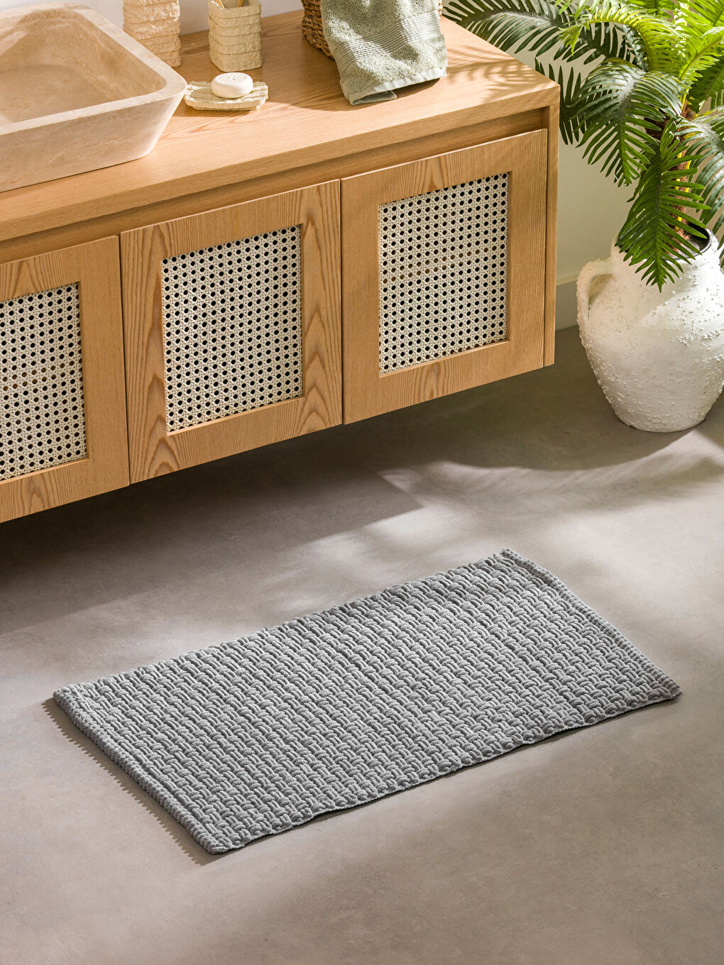 LCW HOME سجادة حمام مقاس 50x80 سم -W58578Z8-CWL