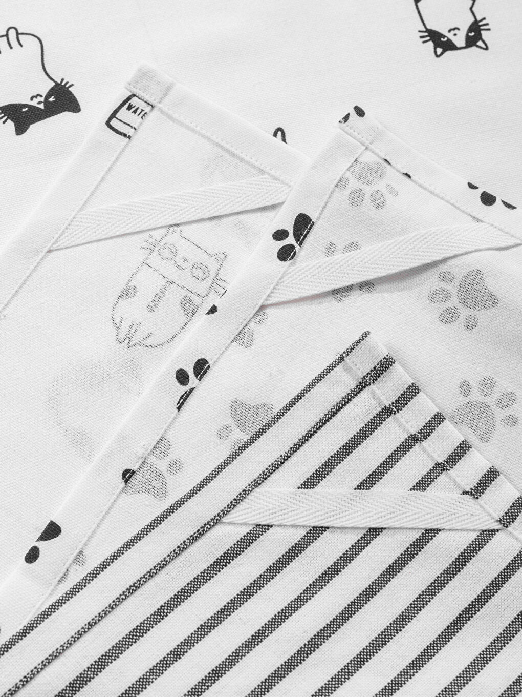 Cat Printed Tea Towel 3-packs 40x50 cm-3