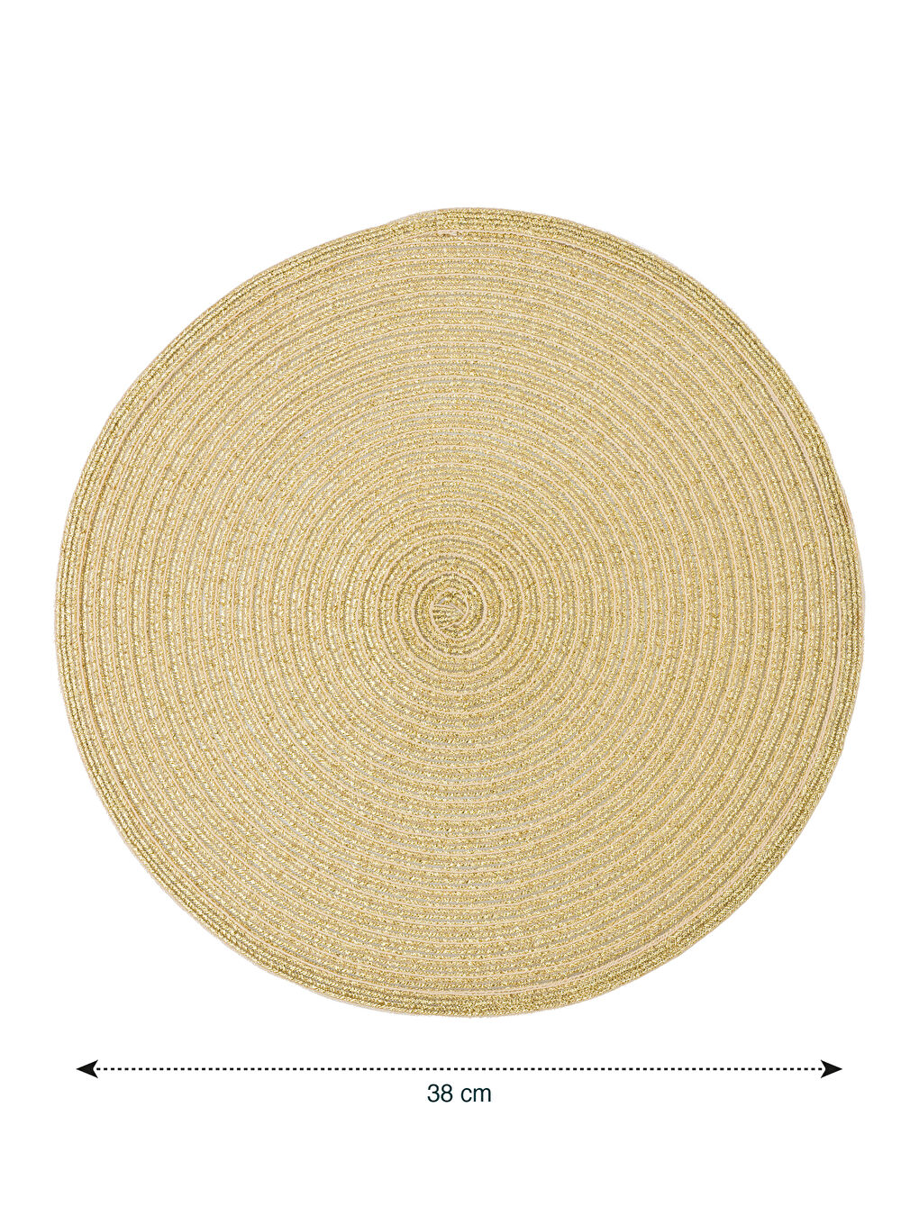 Plain Round Placemat 38x38 cm-3