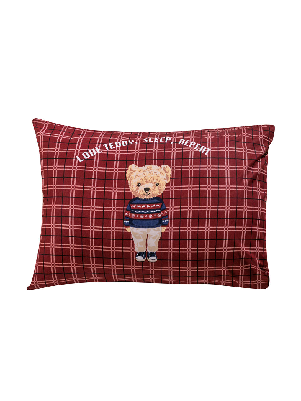 LCW HOME Jastučnica sa štampanim motivom medvedića 2-pakovanja 50x70 cm -W58688Z8-F9C