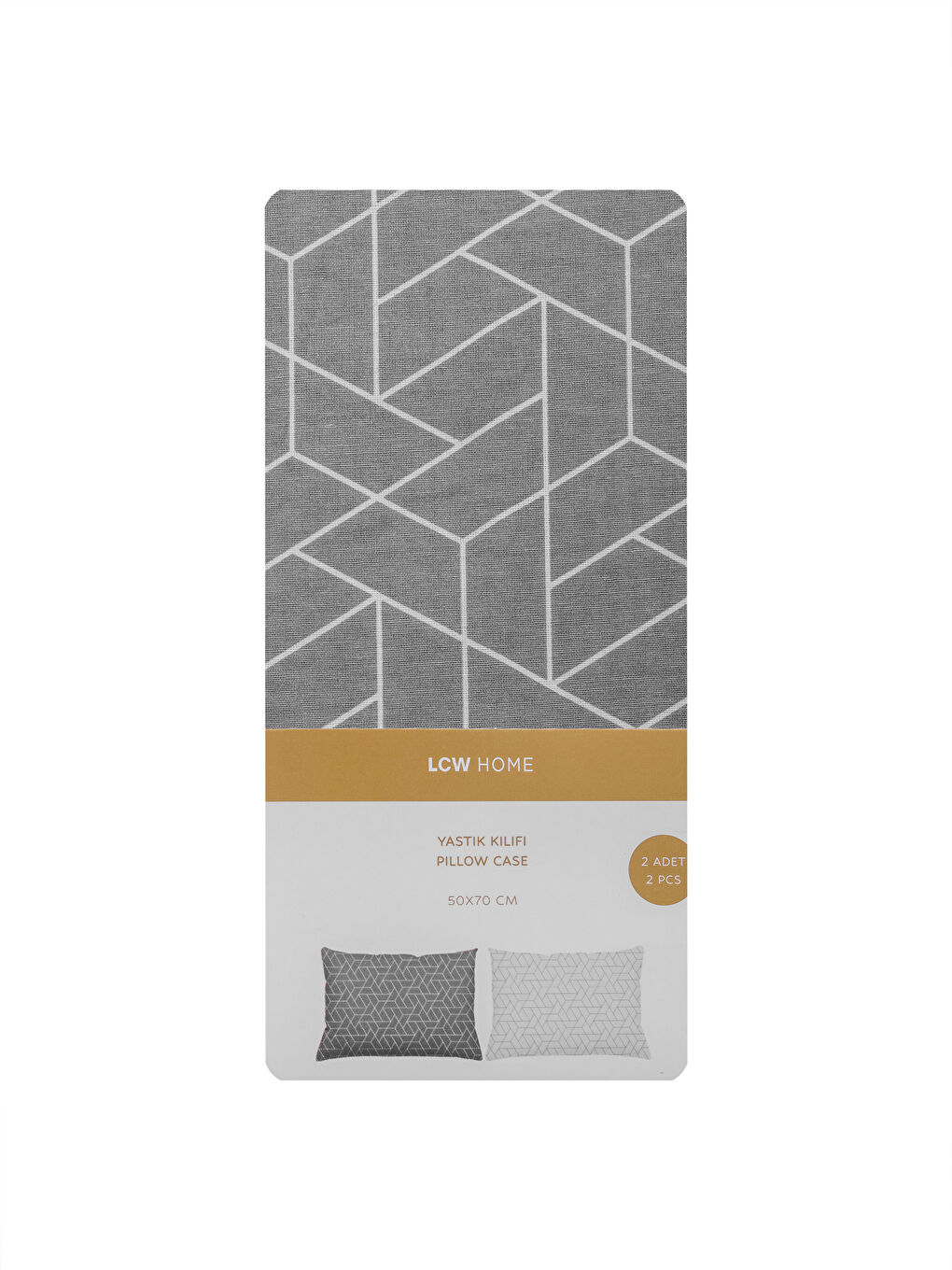 LCW HOME Patterned Pillowcase 2 Pack 50x70 cm -W58695Z8-LRW