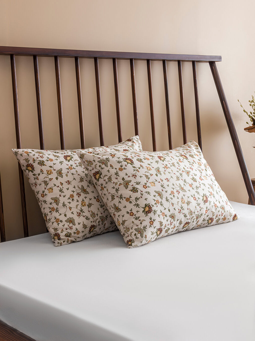 LCW HOME Μαξιλαροθήκη Με Φλοράλ Σχέδια 2-Πακέτα 50x70 cm -W58697Z8-F9C