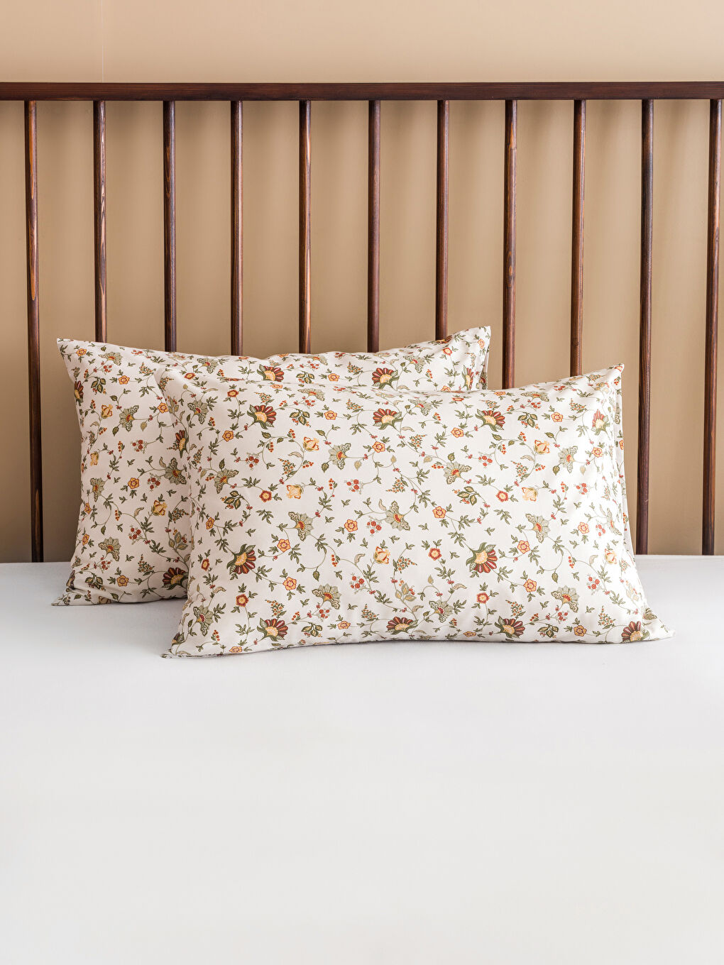 LCW HOME Μαξιλαροθήκη Με Φλοράλ Σχέδια 2-Πακέτα 50x70 cm -W58697Z8-F9C