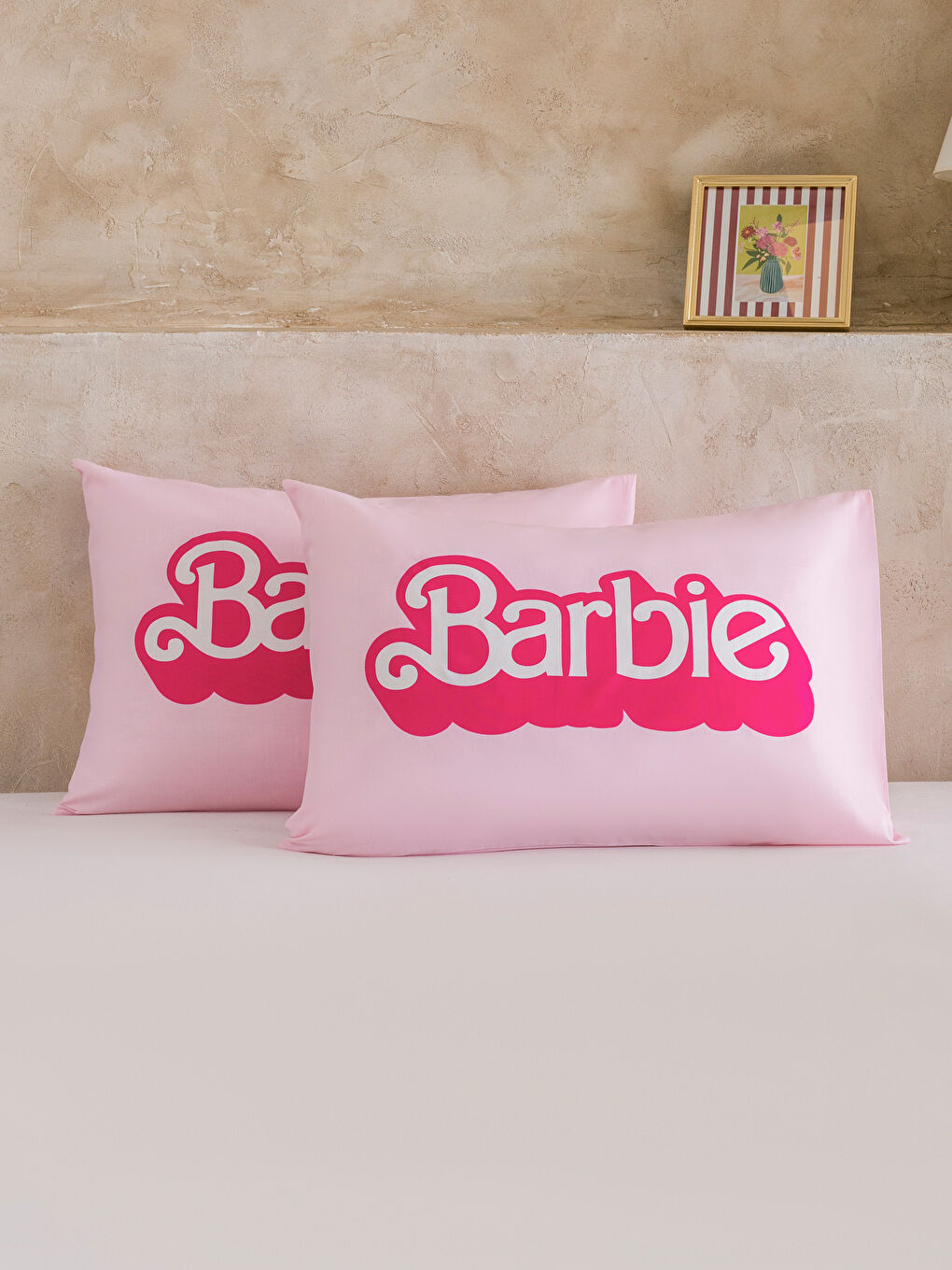 LCW HOME Barbie Printed Pillowcase 2 Pack 50x70 cm -W58702Z8-JH4