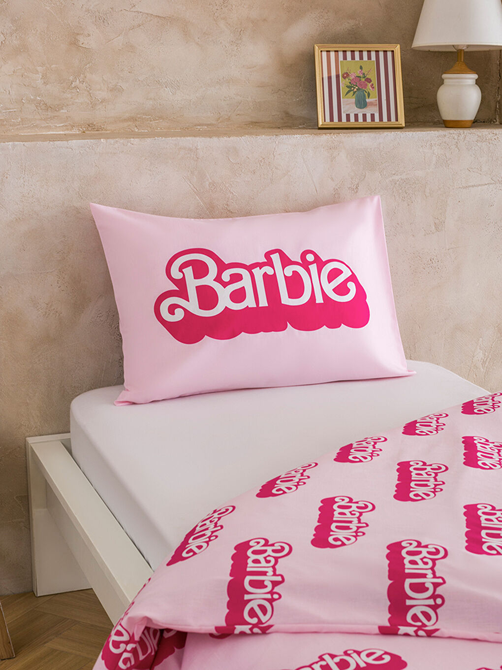 LCW HOME Barbie Printed Single Bed Duvet Cover Set -W58720Z8-LT4