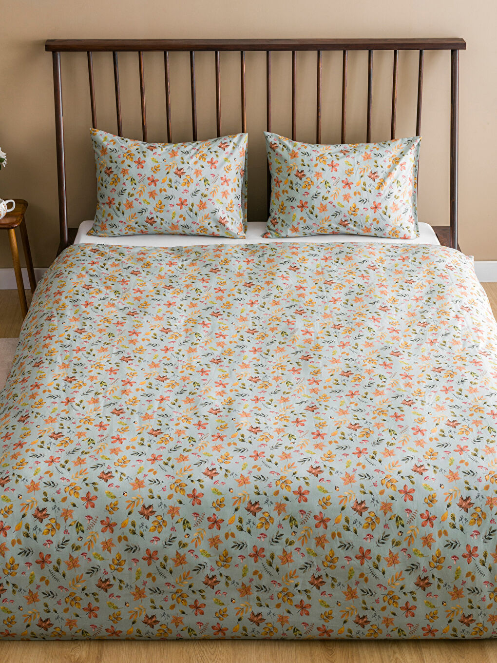 LCW HOME سێتی کەڤەری دووانە پەڕۆی گوڵدار چاپکراو -W58727Z8-YJQ