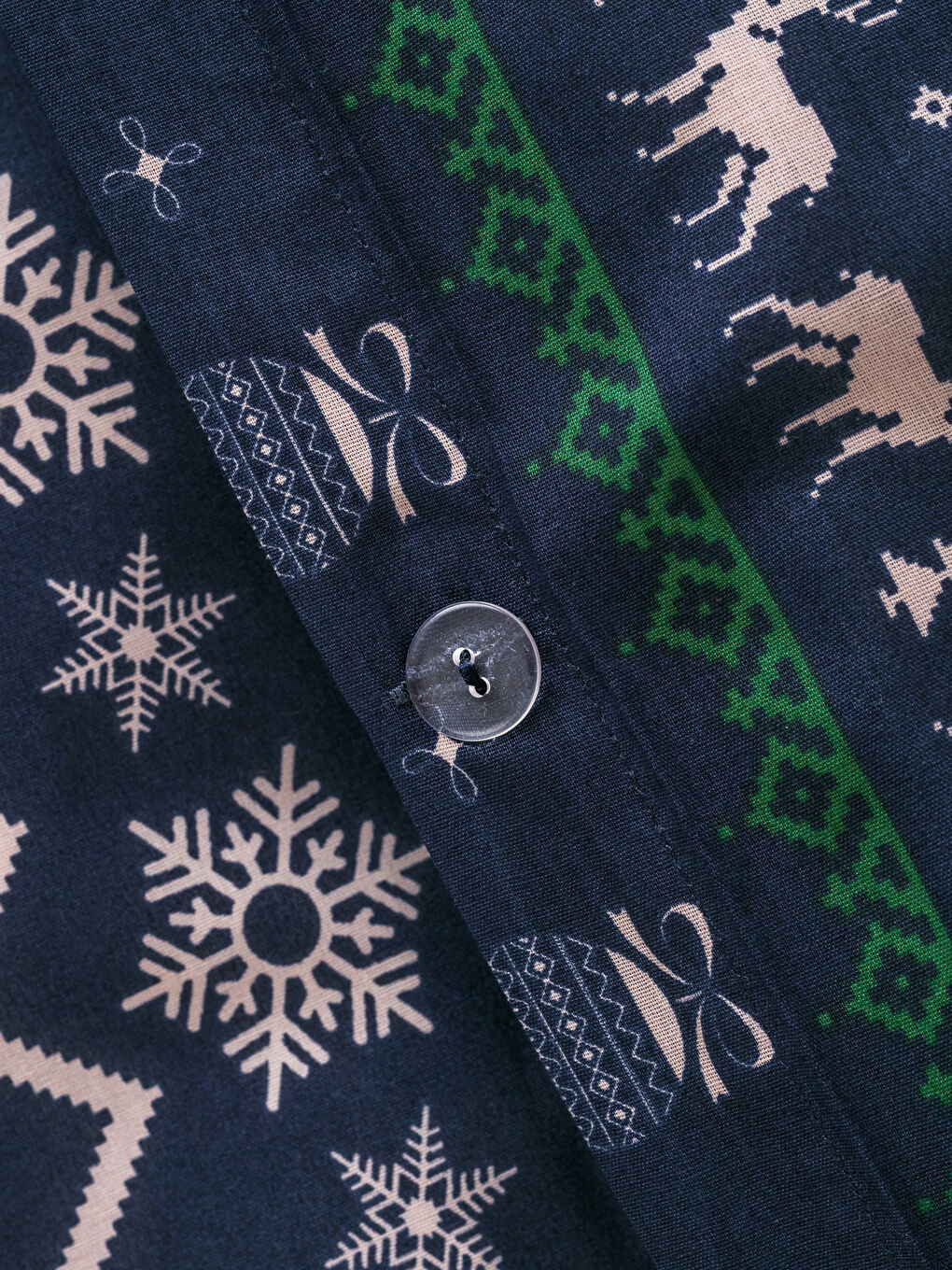 Lacivert Ayı Teddy Baskılı Çift Kişilik Nevresim Seti-5