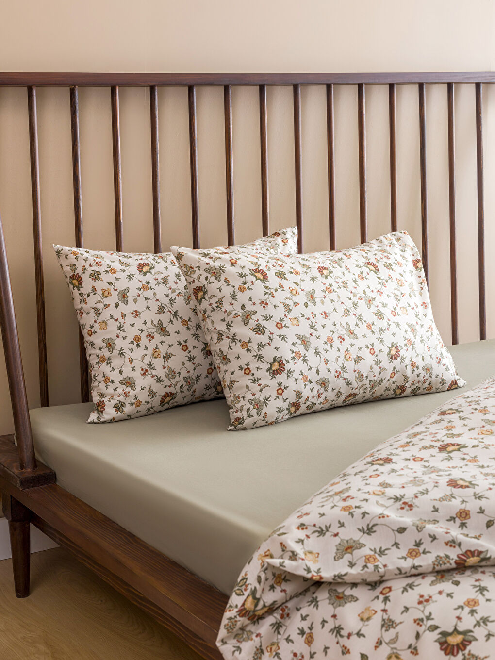 LCW HOME Floral Patterned Double Duvet Cover Set -W58751Z8-F9C