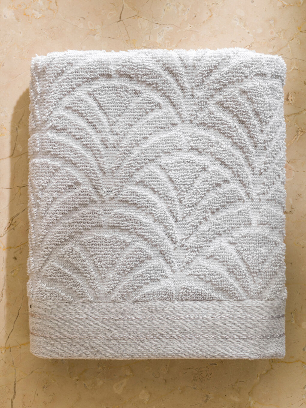 LCW HOME Embroidered Cotton Face Towel 50x80 cm -W58886Z8-CTK