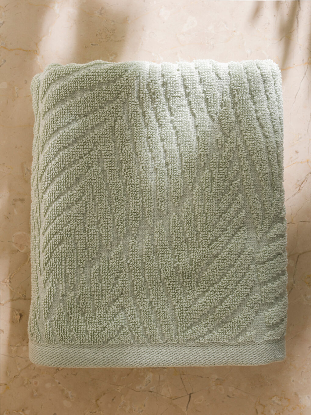 LCW HOME Embroidered Cotton Face Towel 50x80 cm -W58888Z8-DYG