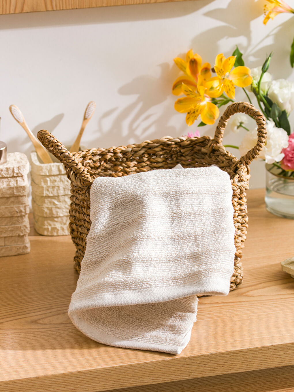 LCW HOME Cotton Face Towel 50x80 cm -W58890Z8-FF5