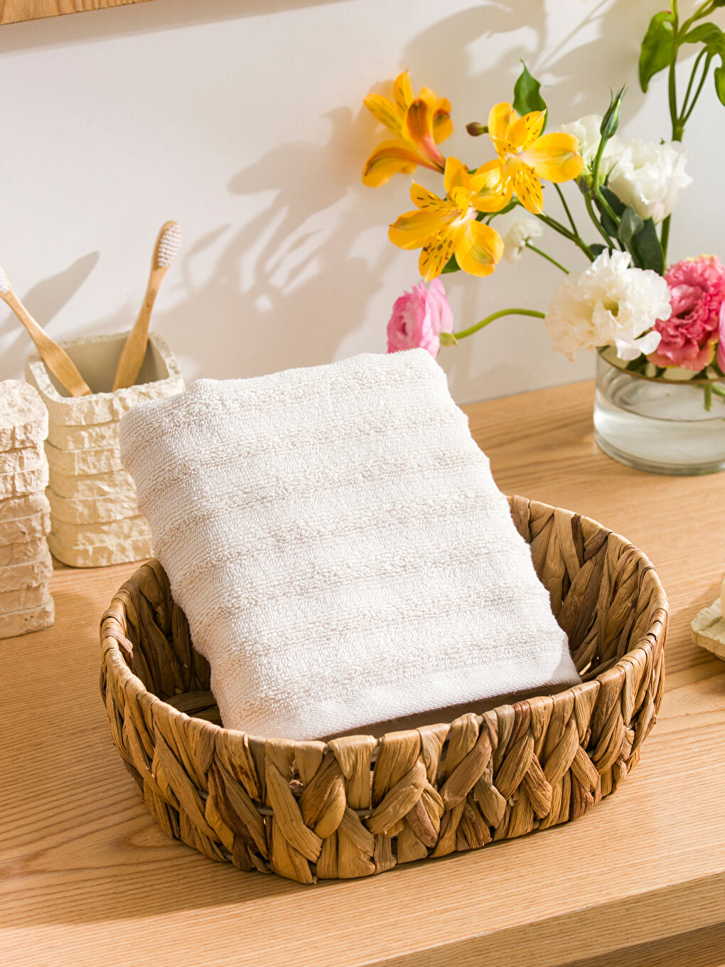 LCW HOME Cotton Face Towel 50x80 cm -W58890Z8-FF5