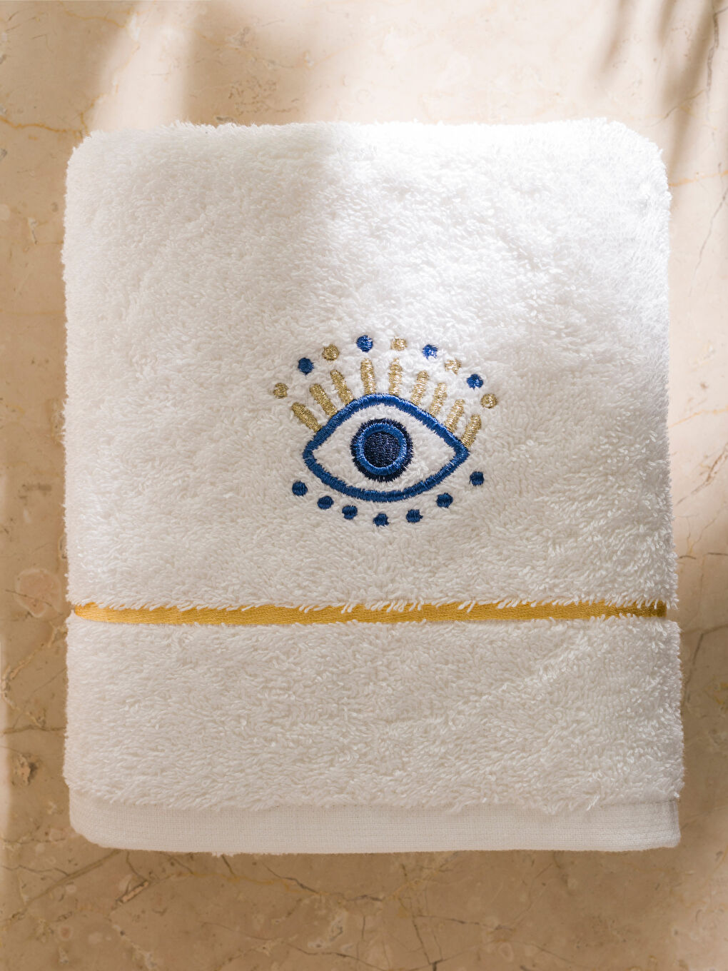 LCW HOME منشفة وجه قطنية مطرزة 50x80 سم -W58894Z8-EEW