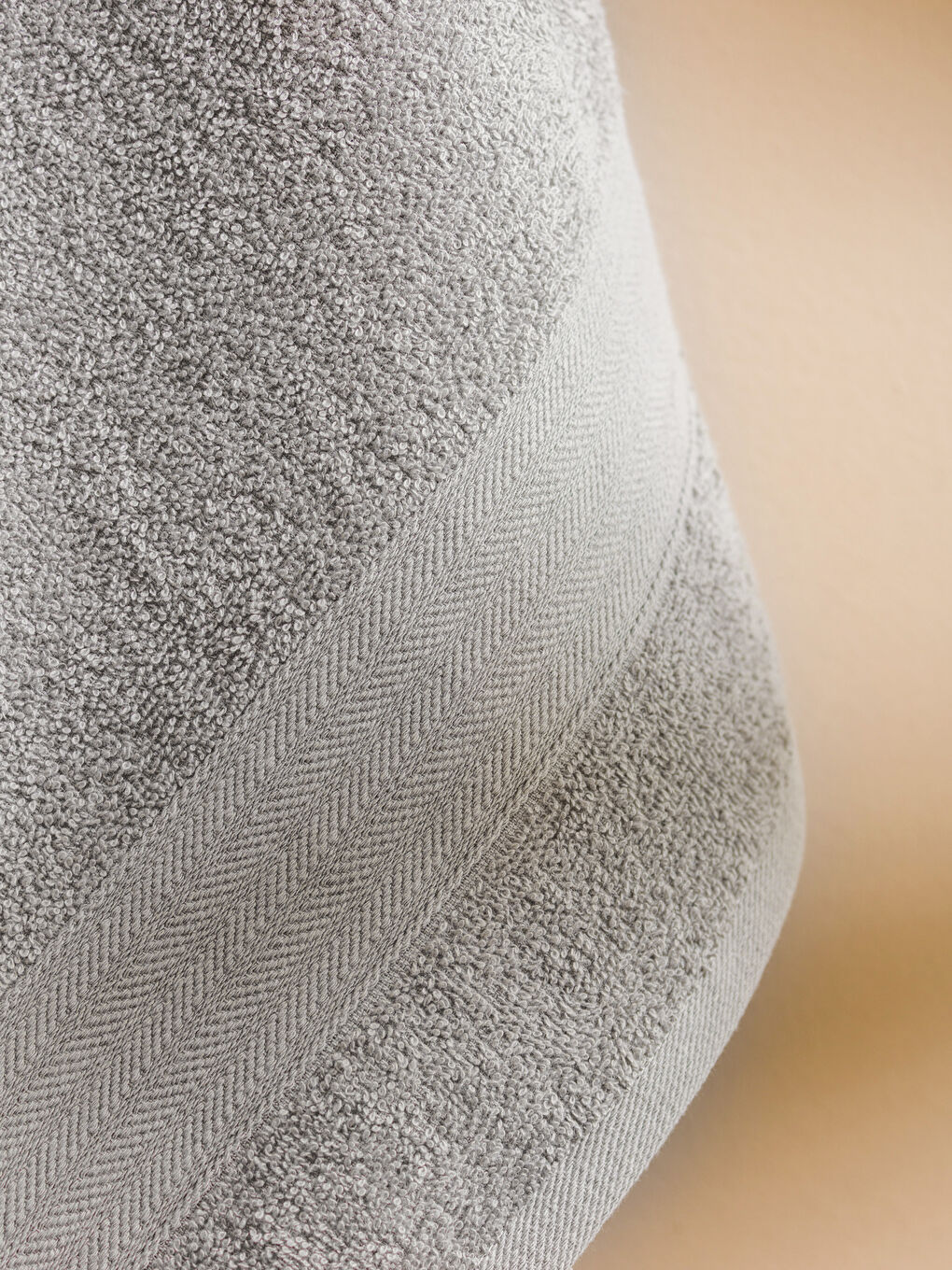 LCW HOME GREY Bath Towel -W58898Z8-DKB