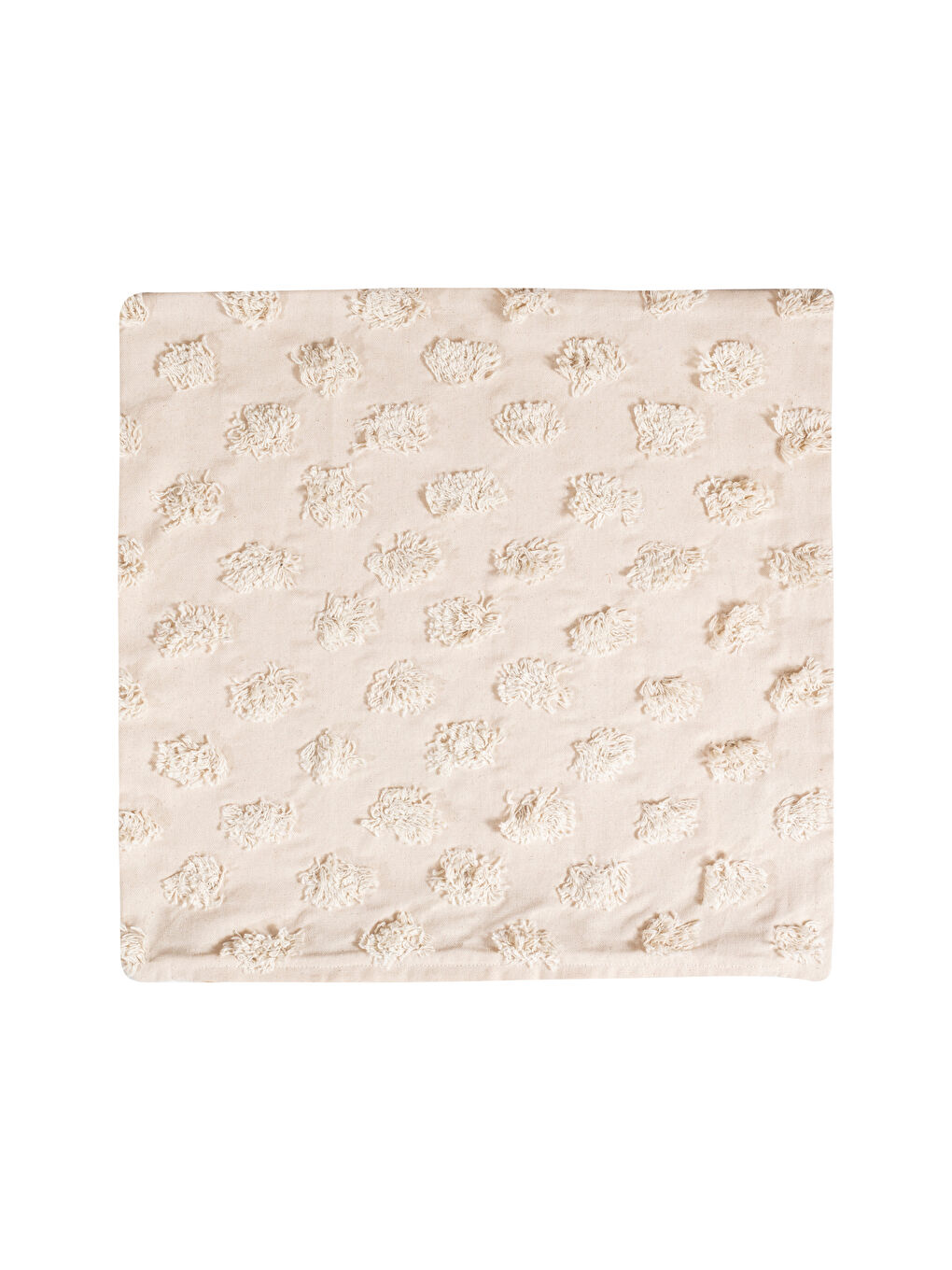 Bej Desenli Kırlent Kılıfı 45x45 cm-5