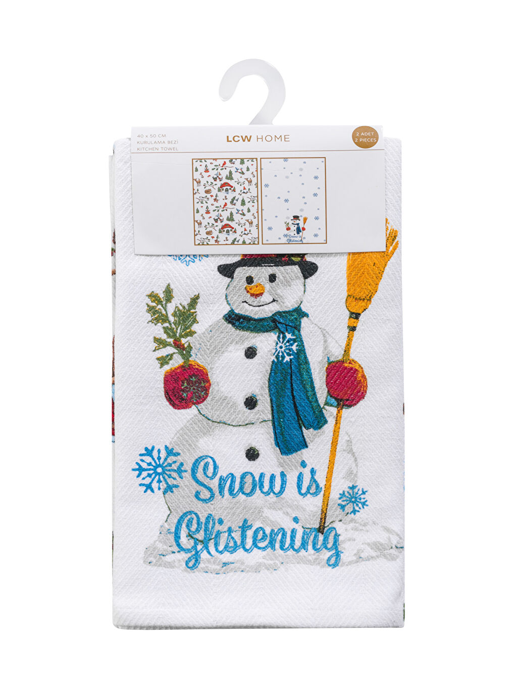 Patterned Drying Towel 2 Pack 40x50 Cm-4