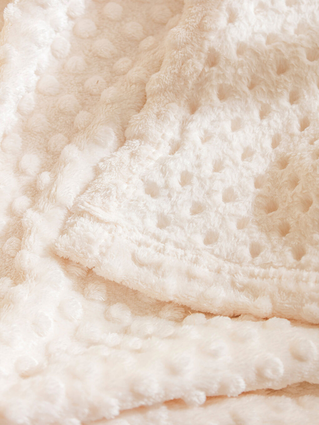 Baby Girl ECRU Baby's Blanket-3