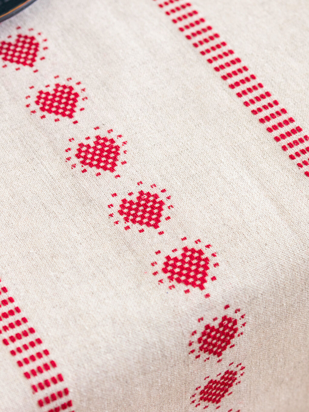 LCW HOME Heart Embroidered Runner 45x150 cm -W59074Z8-FUP