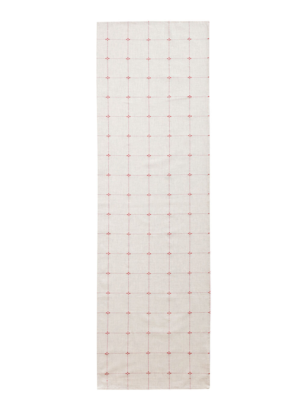 Striped Embroidered Runner 45x150 cm-4
