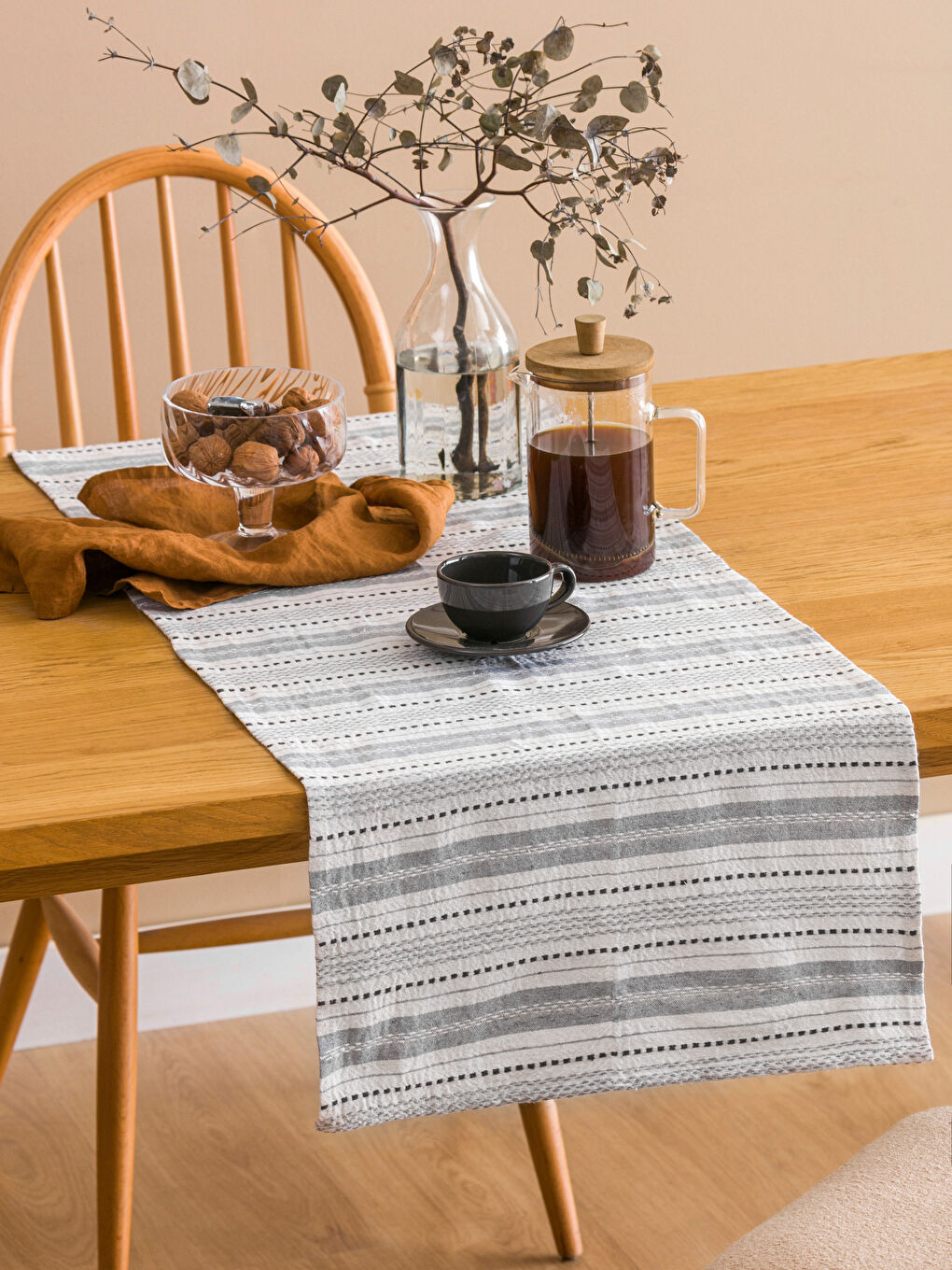 LCW HOME Striped Patterned Runner 45x150 cm -W59077Z8-DHB