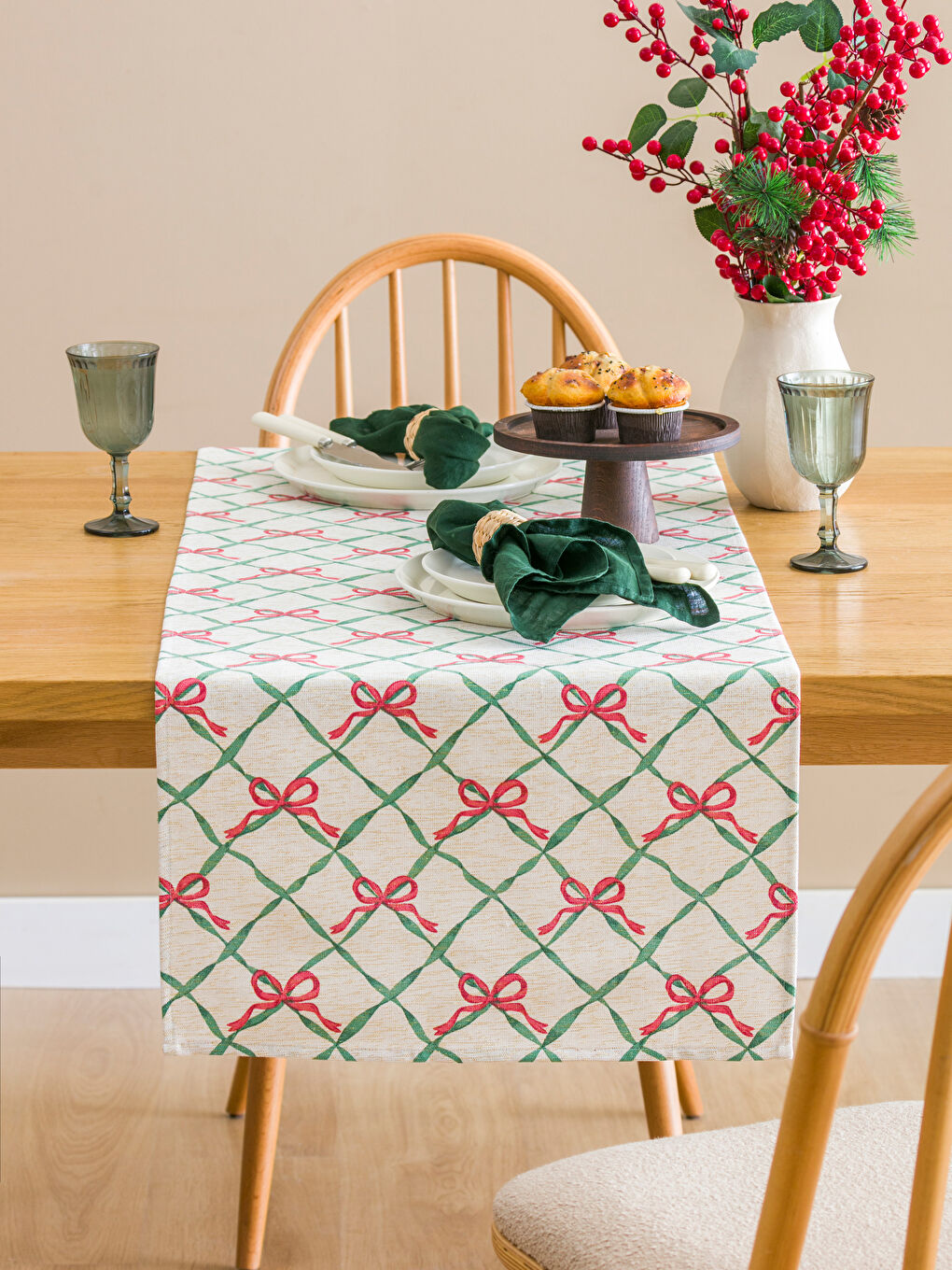 LCW HOME Bow Patterned Runner 45x150 cm -W59080Z8-F9C