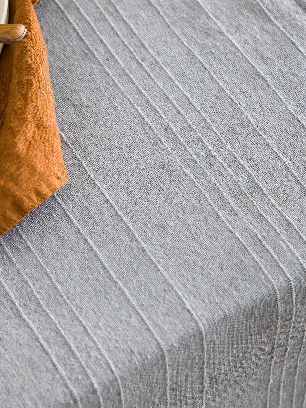 LCW HOME GREY Tablecloth -W59108Z8-DRU