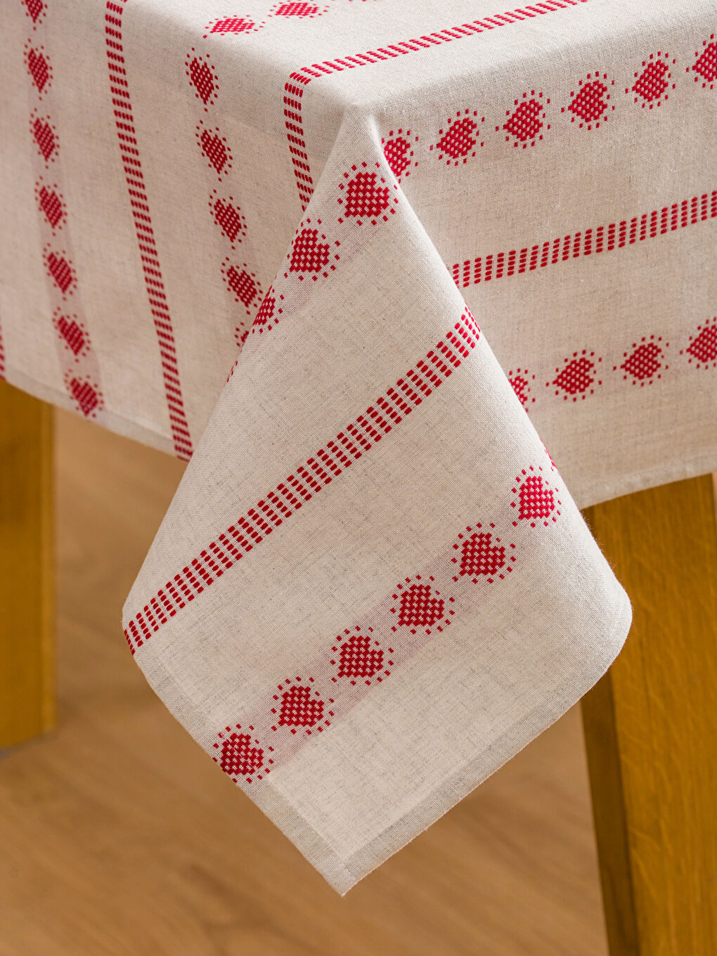 LCW HOME BEIGE Tablecloth -W59111Z8-DS3