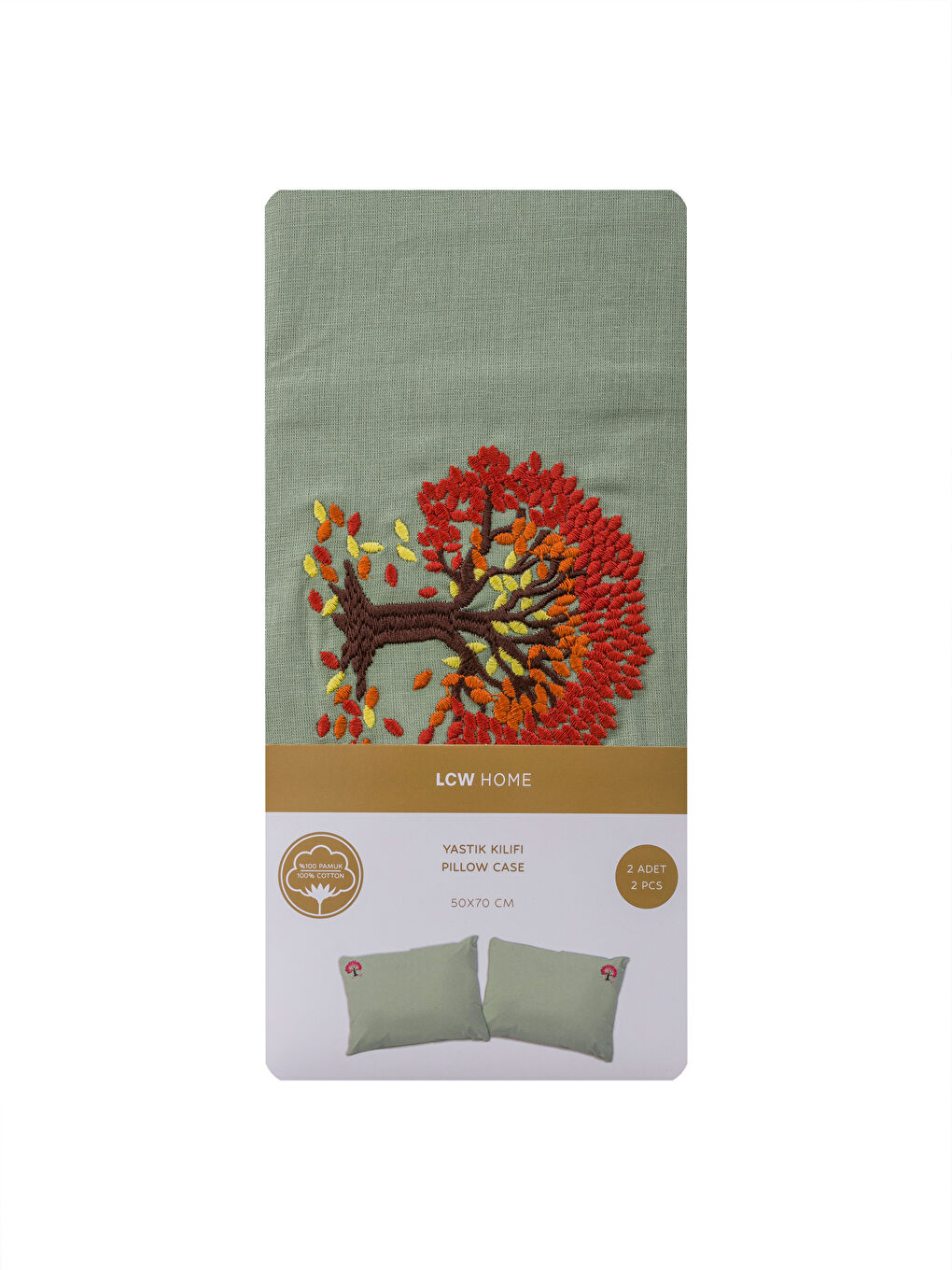 LCW HOME GREEN Pillowcase -W59220Z8-TRB