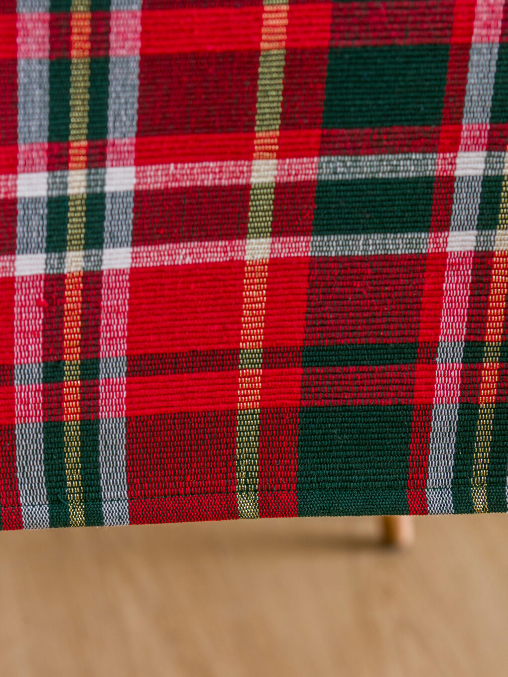 Plaid Patterned Runner 35x130 cm-3