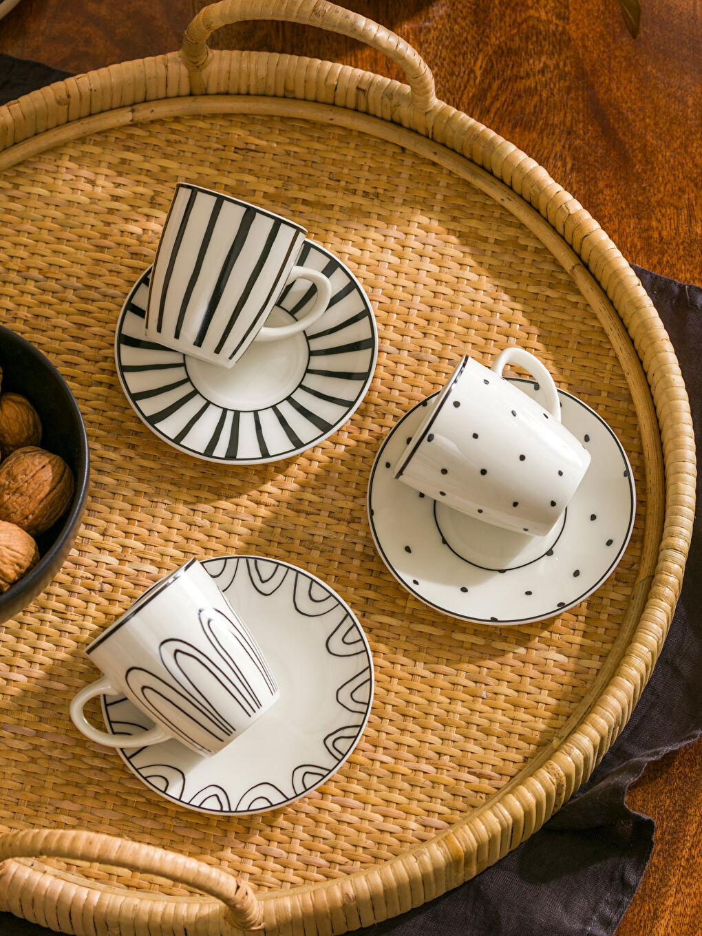 BLACK Coffee Cup Set-2