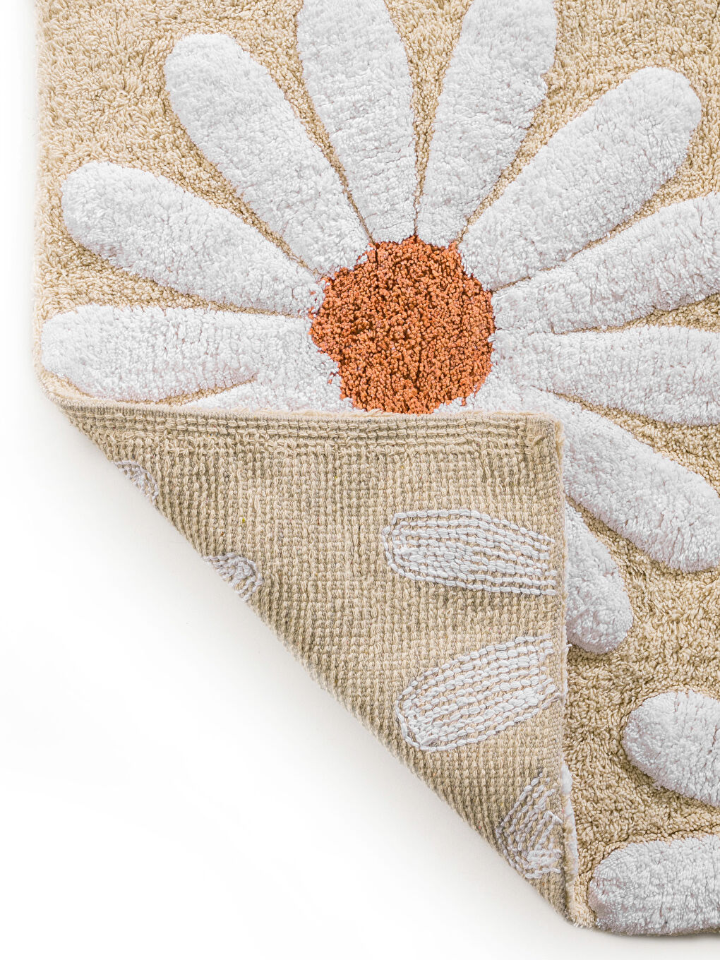 LCW HOME Floral Embroidered Bath Mat 50x80 cm -W59799Z8-LQB
