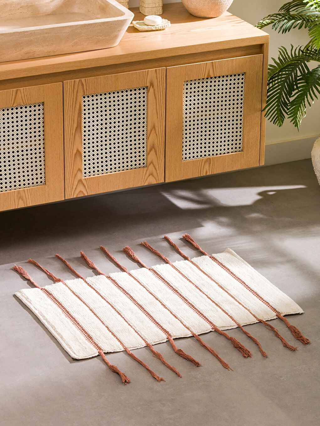 LCW HOME ECRU Bath Mat -W59975Z8-LRA