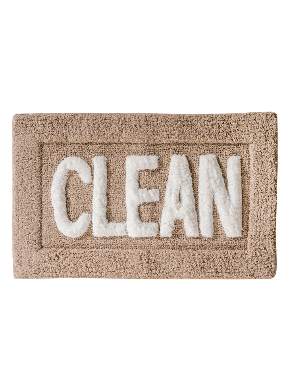 LCW HOME Embroidered Text Bath Mat 50x80 cm -W59976Z8-DEE