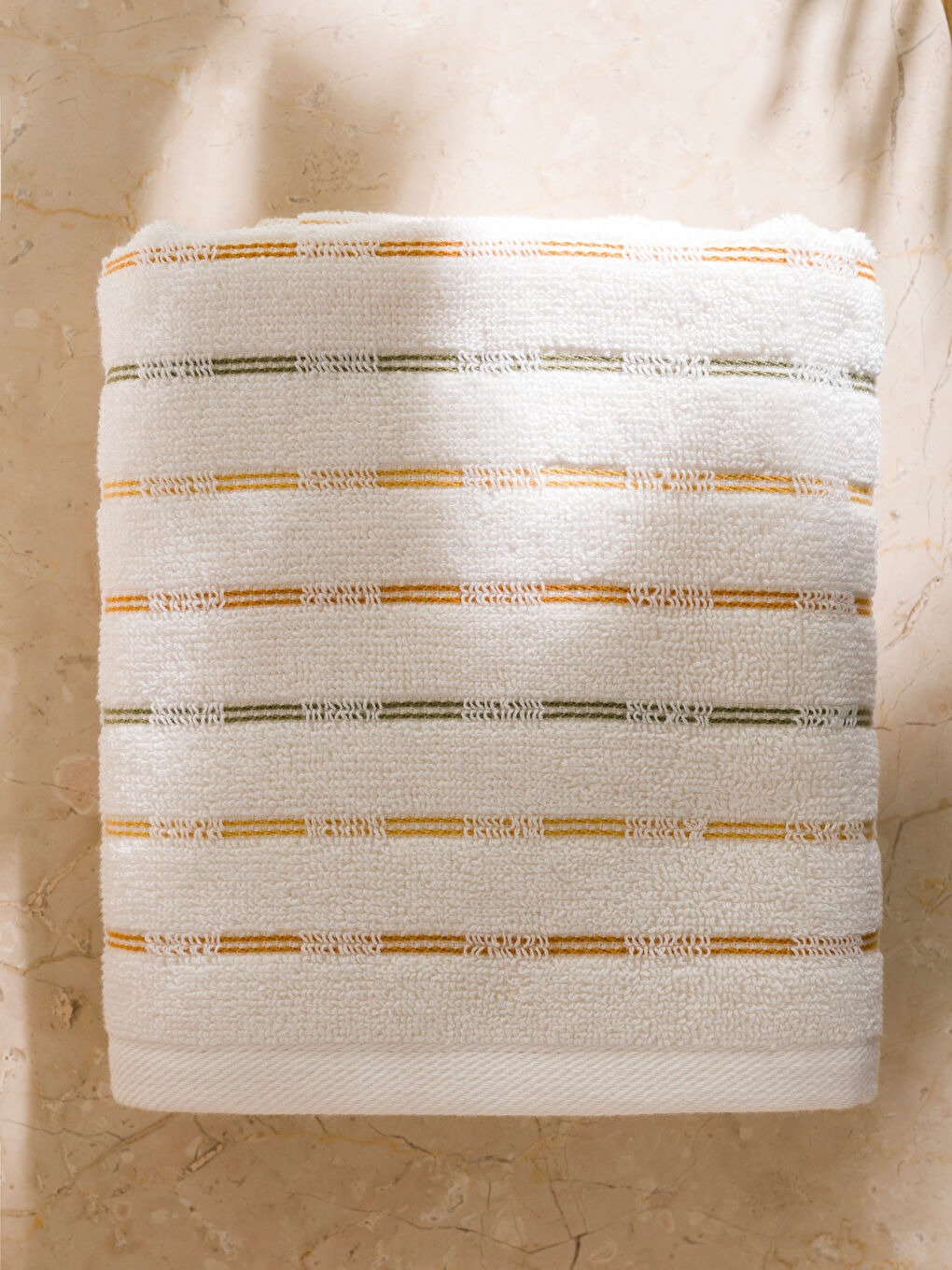 LCW HOME منشفة وجه مطرزة من لاين 50 × 80 سم -W5AA61Z8-F9C