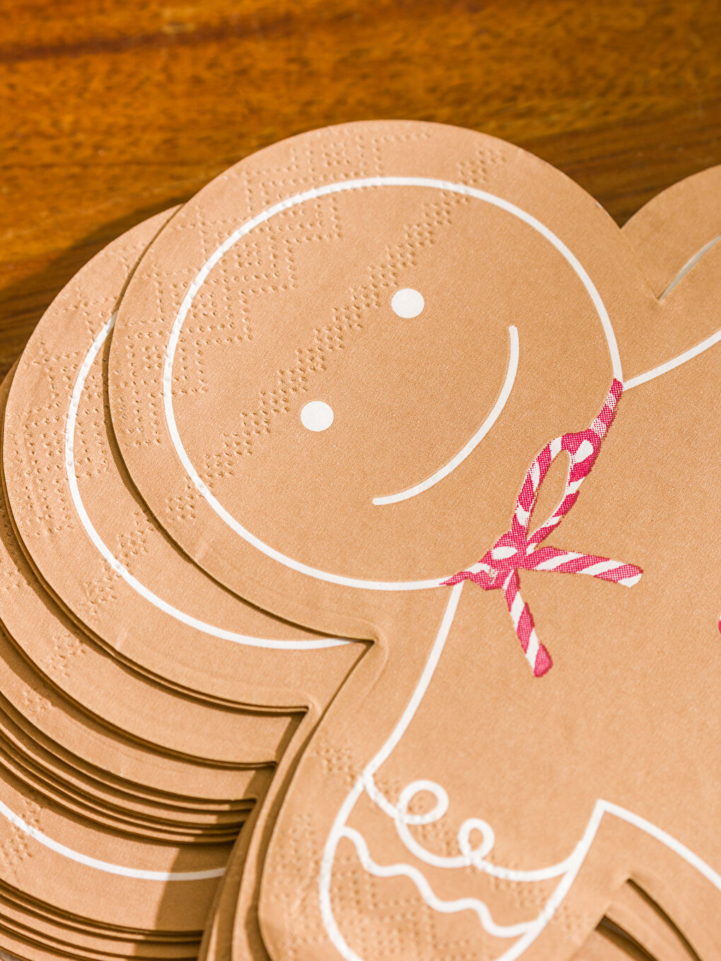 Cookie Man Figure Printed Napkin 20 Pack-2