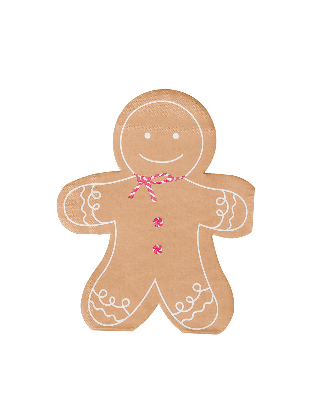 Cookie Man Figure Printed Napkin 20 Pack-4