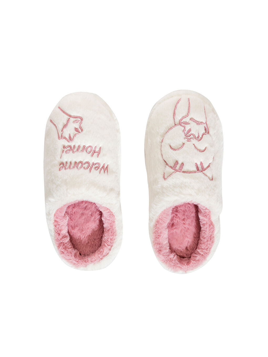 Cat Embroidered Women's Home Slippers-5