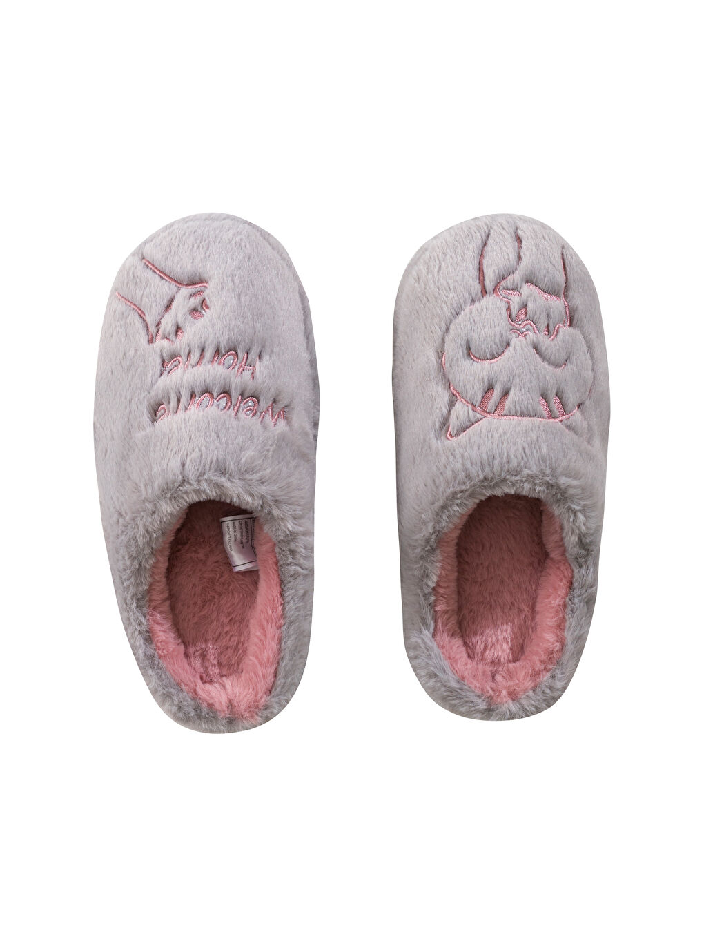 Cat Embroidered Women's Home Slippers-5