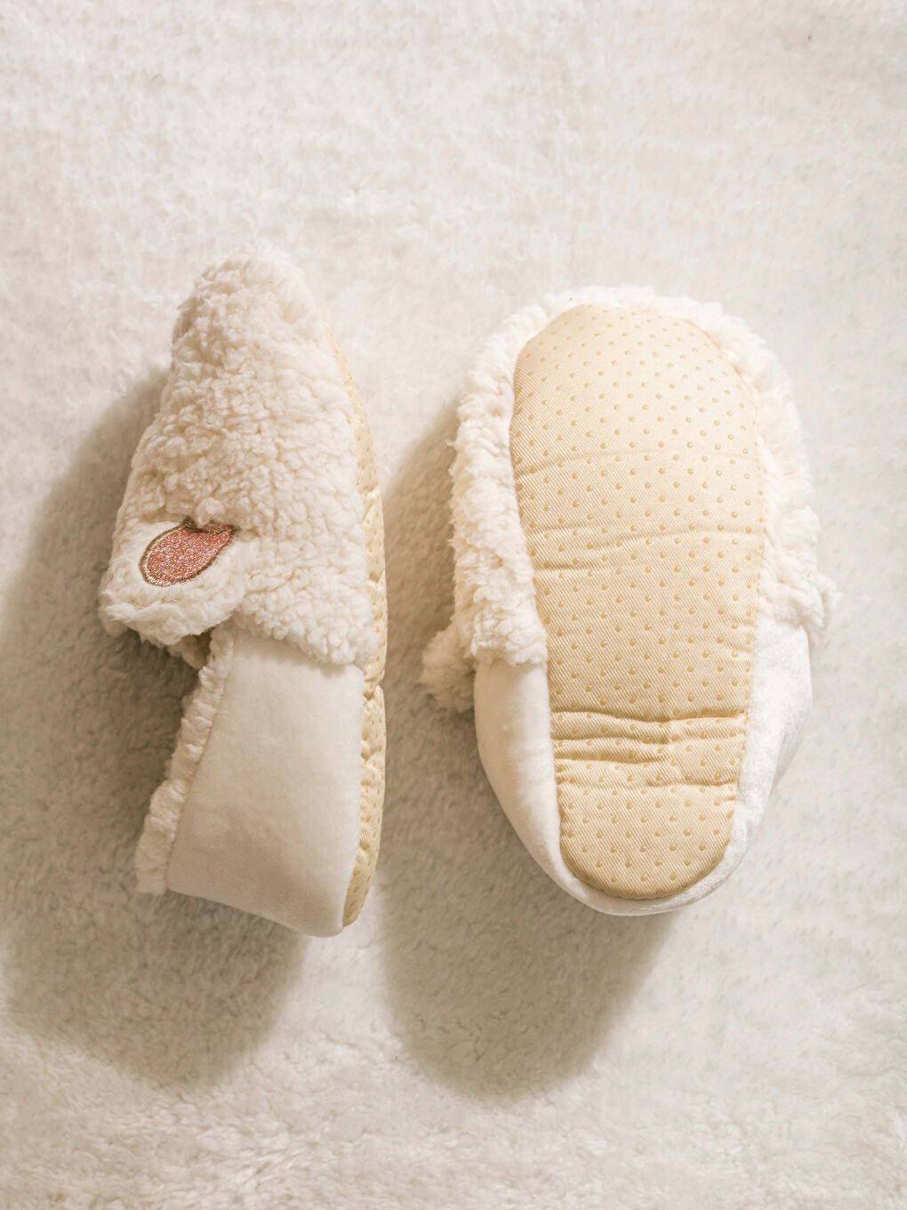 Woman ECRU Home Slippers-3