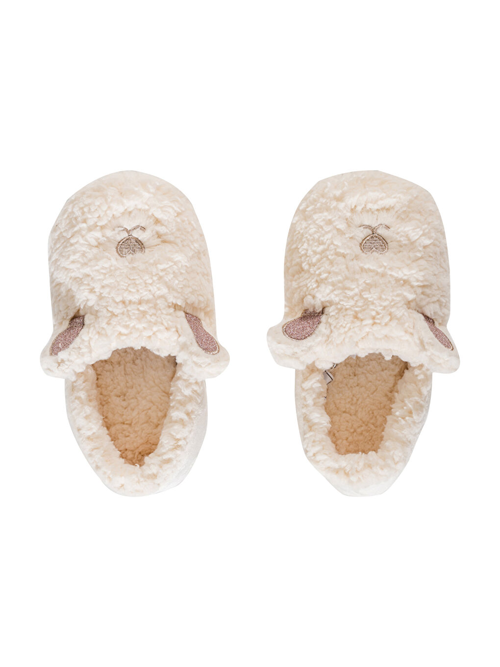 Woman ECRU Home Slippers-5