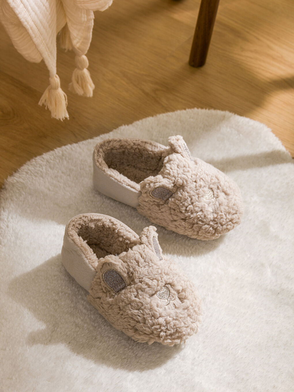 Woman BEIGE Home Slippers-1