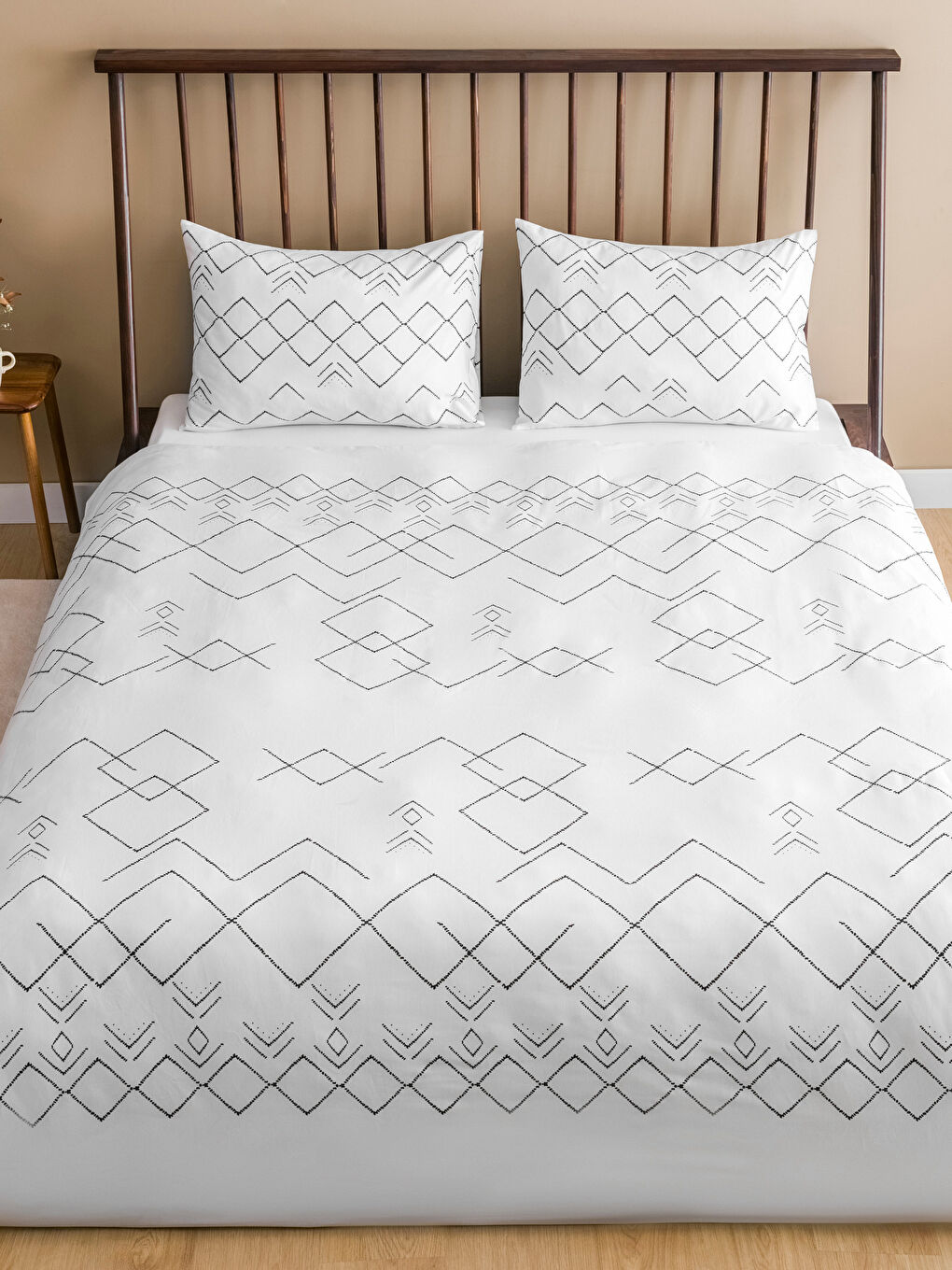 LCW HOME سێتی کەڤەری دووانە پەڕۆی نەخشدار -W5AJ28Z8-LQJ