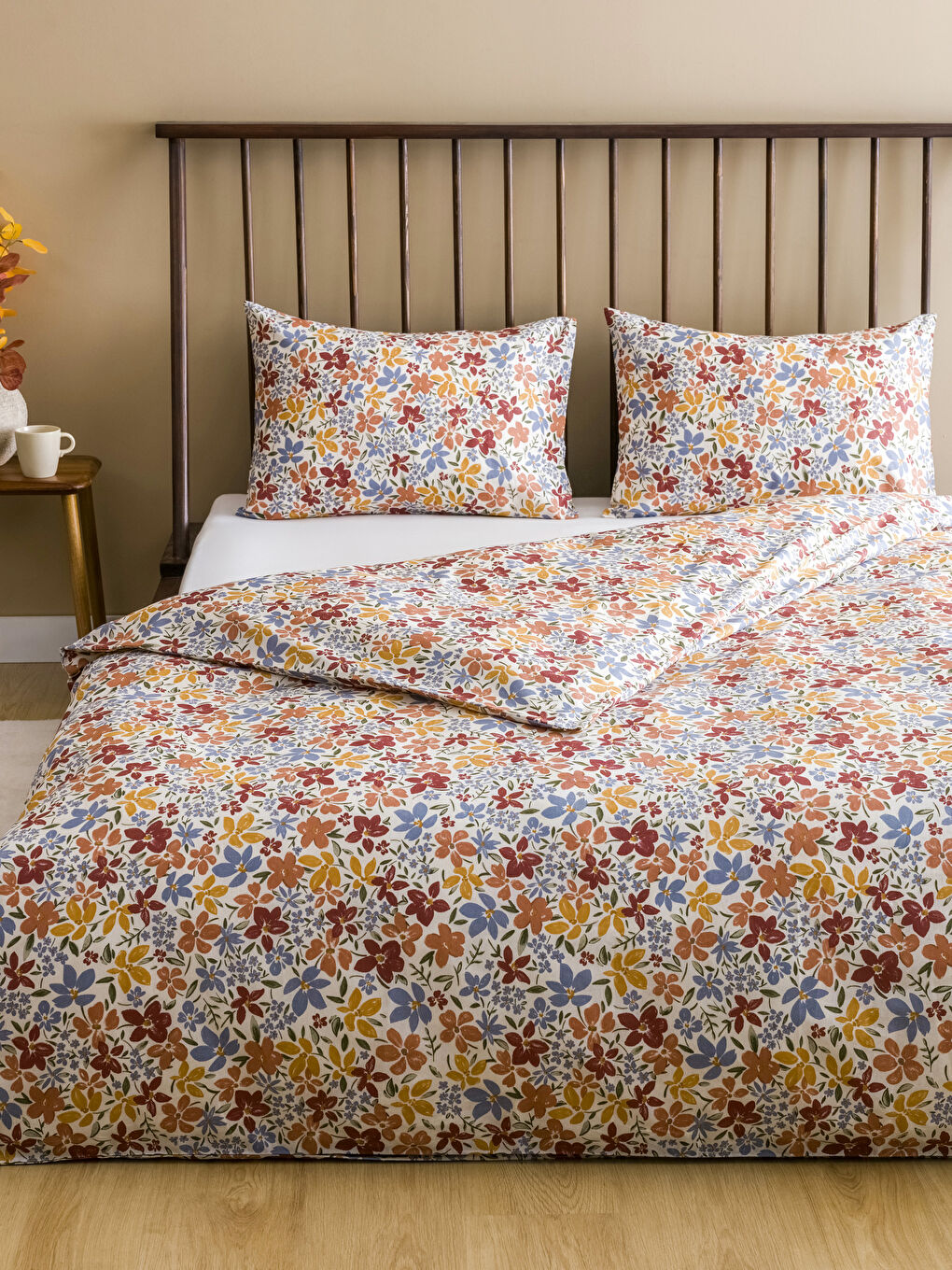 LCW HOME سێتی کەڤەری دووانە پەڕۆی گوڵدار چاپکراو -W5AJ72Z8-F9C