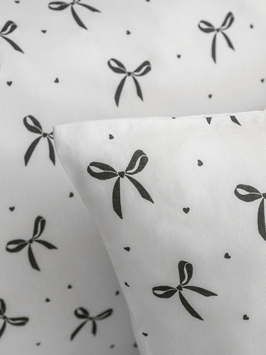 LCW HOME Bow Print Pillowcase 2 Pack 50x70 cm -W5AJ77Z8-LQJ